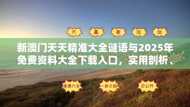 新澳门天天精准大全谜语与2025年免费资料大全下载入口，实用剖析、专家解读解释与落实?