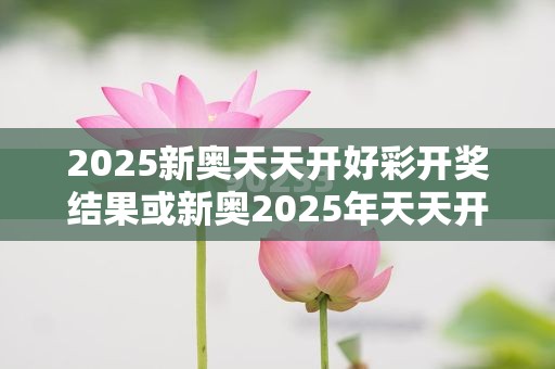 2025新奥天天开好彩开奖结果或新奥2025年天天开好彩，营销释义、专家解析解释与落实,小心言过其实推广