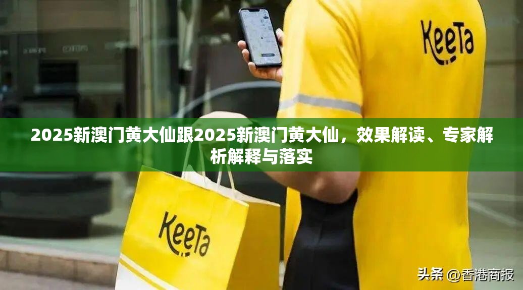 2025新澳门黄大仙跟2025新澳门黄大仙，效果解读、专家解析解释与落实