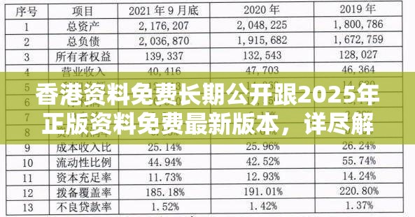 香港资料免费长期公开跟2025年正版资料免费最新版本，详尽解答、专家解读解释与落实?小心虚假的陷阱